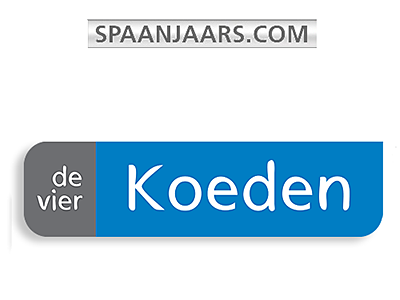 de vier Koeden and Spaanjaars logo created by Blue Violet
