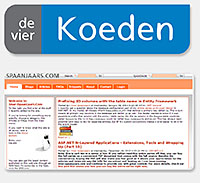 Imar Spaanjaars and de vier Koeden logo design and artwork