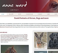 Anne Ward artist specialising in horse and dog portraits