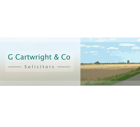 G Cartwright & Co, Solicitors logo, stationery and website