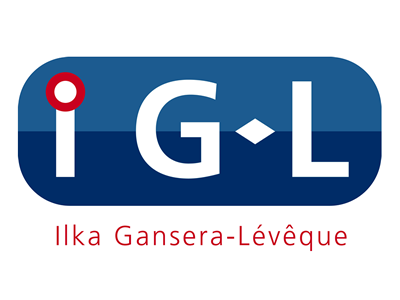 Ilka Gansera-Lévêque Racehorse Trainer logo designed by Blue Violet
